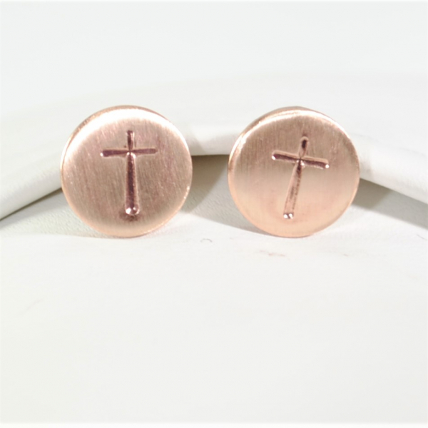 Cross Earrings Tiny Post Earrings