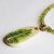 Shamrock Necklace with Czech Glass Beads