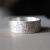 Sterling Silver Ring Band with Distressed Texture