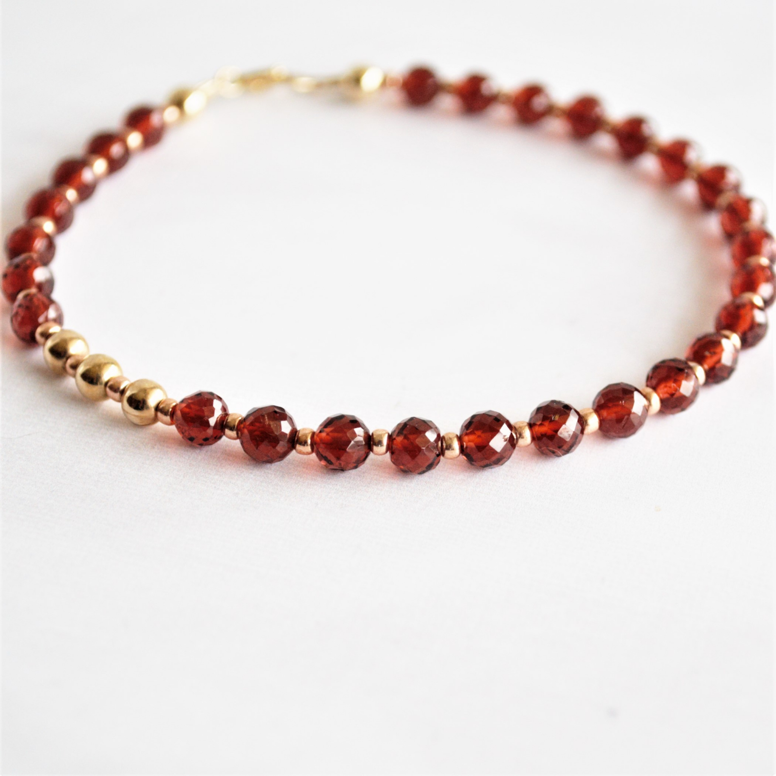 Garnet Beads Bracelet St Valentine S Day Jewelry Handmade By Kennedy Garnet Beads Bracelet St Valentine S Day Jewelry