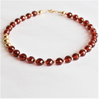 Garnet bracelet