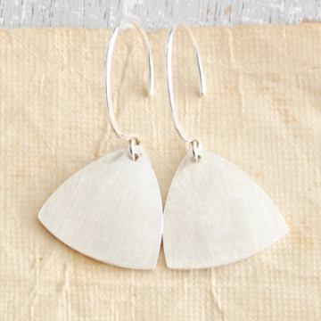 Rounded Triangle Earrings